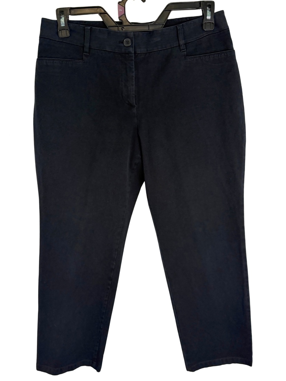 3/$20 Talbots Black Cropped Pants Size 12 Petite